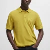 HUGO BOSS Polos>Polo De Algodão Piqué Com Estampa De Logótipo