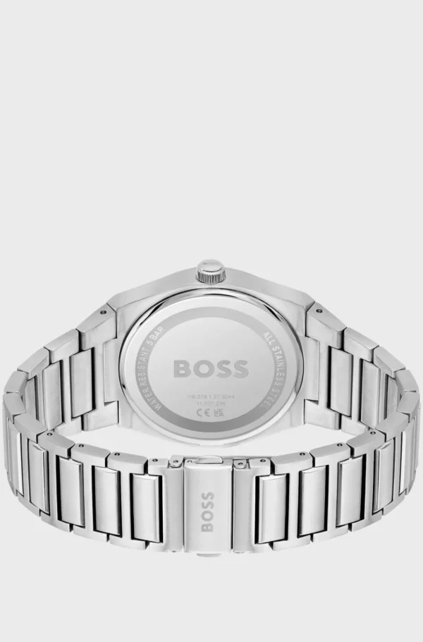 HUGO BOSS Relógios>Relógio Com Mostrador Verde E Bracelete De Elos