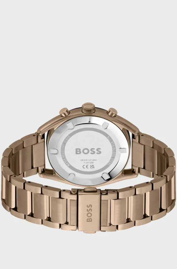 HUGO BOSS Relógios>Relógio Com Mostrador Verde E Bracelete De Aço