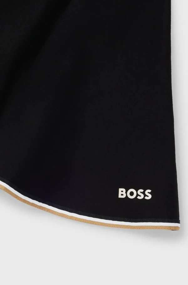 Crianças HUGO BOSS Partes De Baixo Para Rapariga>Saia De Estilo Skater Para Criança Com Estampado De Logótipo