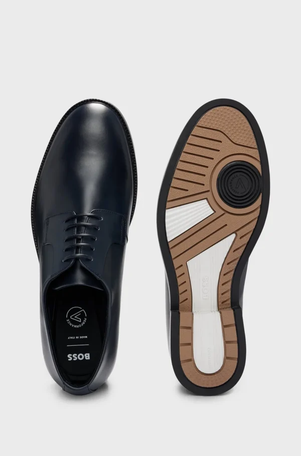 HUGO BOSS Sapatos Informais>Sapatos Derby Em Pele Dressletic