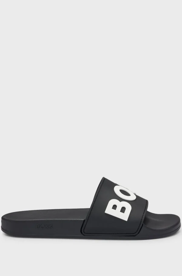 HUGO BOSS Slides>Slides De Fabrico Italiano Com Logótipo Em Relevo