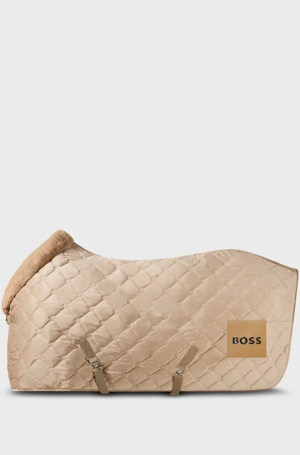 MULHER HUGO BOSS Roupa De Equitação | Roupa De Equitação>Tapete De Veludo Equestre Com Pele De Ovelha Sintética