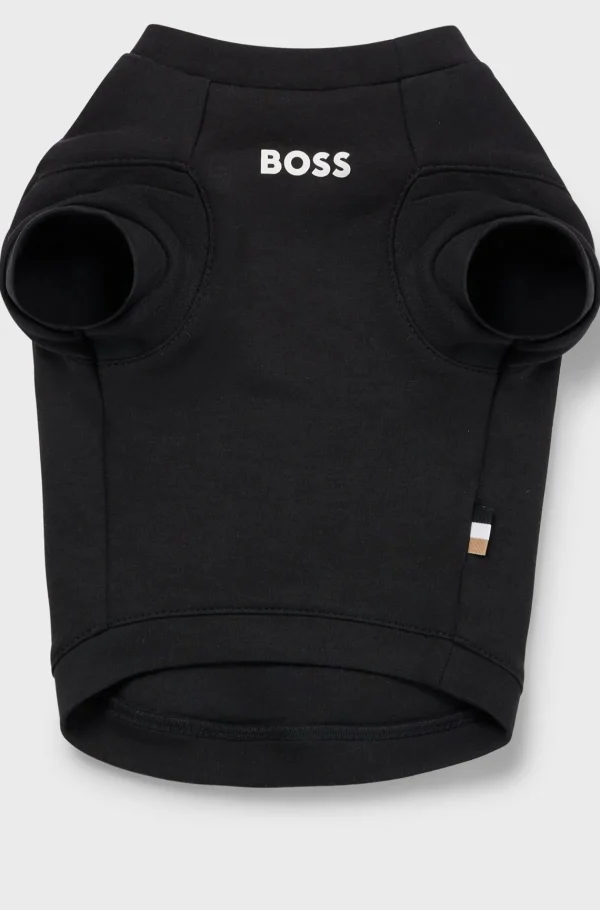 MULHER HUGO BOSS Acessórios Para Cães | Acessórios Para Cães>T-shirt Canina Em Jersey De Mistura De Algodão