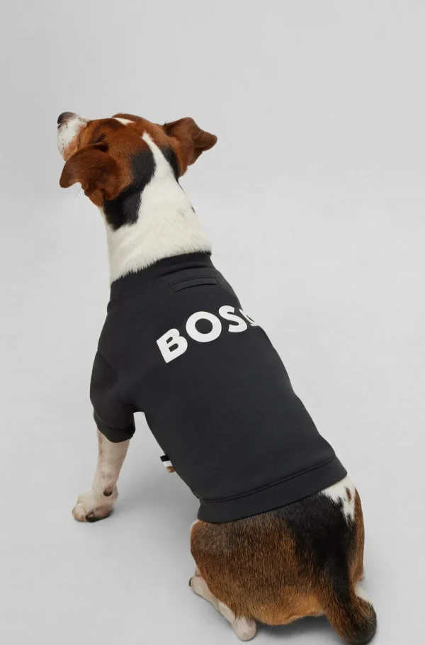 MULHER HUGO BOSS Acessórios Para Cães | Acessórios Para Cães>T-shirt Canina Em Jersey De Mistura De Algodão