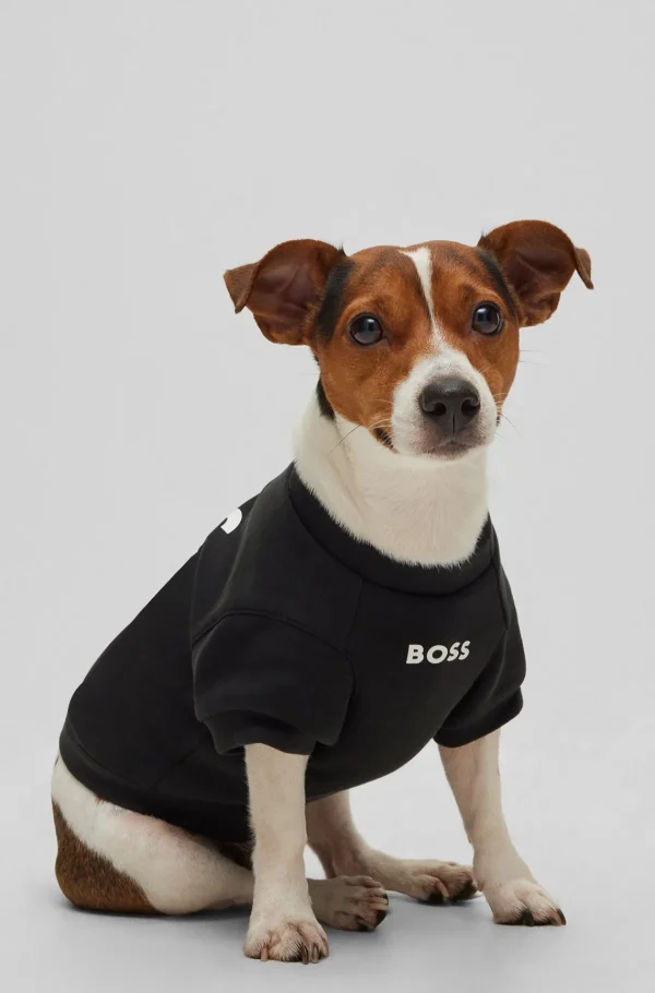 MULHER HUGO BOSS Acessórios Para Cães | Acessórios Para Cães>T-shirt Canina Em Jersey De Mistura De Algodão