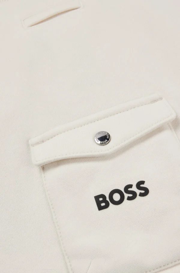 MULHER HUGO BOSS Acessórios Para Cães | Acessórios Para Cães>T-shirt Canina Em Mistura De Algodão Com Logótipo